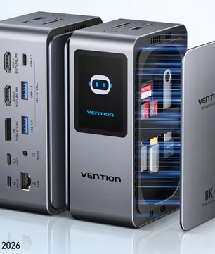 13-in-1 USB-C Docking Station – 8K Hub met Multi-Monitor, Ethernet en Snellaadfunctie