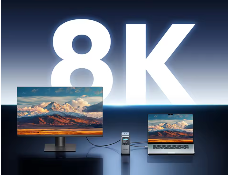 13-in-1 USB-C Docking Station – 8K Hub met Multi-Monitor, Ethernet en Snellaadfunctie