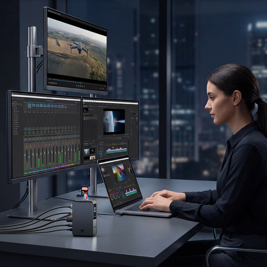 13-in-1 USB-C Docking Station – 8K Hub met Multi-Monitor, Ethernet en Snellaadfunctie