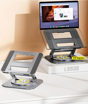 Verstelbare Laptop Standaard 360° – Aluminium Laptop Houder voor Bureau