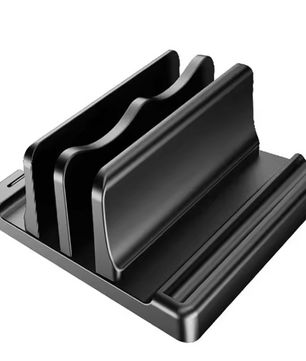 Verticale Laptop Standaard – Bureau Organizer met Verstelbare Sleuven