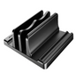 Verticale Laptop Standaard – Bureau Organizer met Verstelbare Sleuven