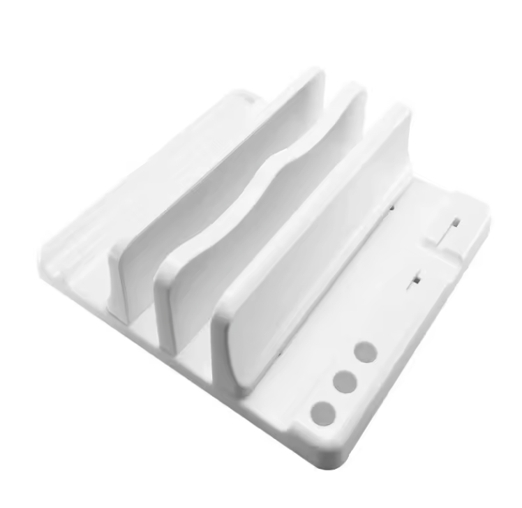 Verticale Laptop Standaard – Bureau Organizer met Verstelbare Sleuven