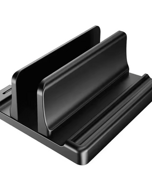 Verticale Laptop Standaard – Bureau Organizer met Verstelbare Sleuven