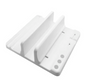 Verticale Laptop Standaard – Bureau Organizer met Verstelbare Sleuven