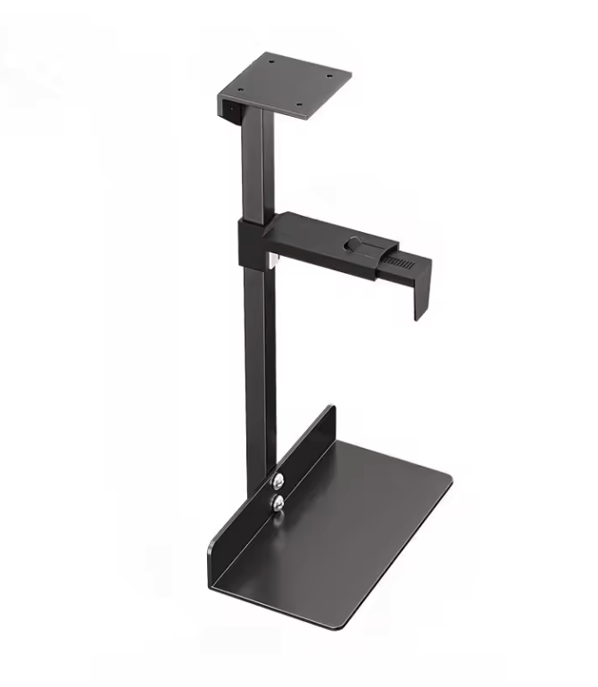 PC Behuizing Houder Onder Bureau – Verstelbare CPU Standaard voor Wand of Bureau Montage