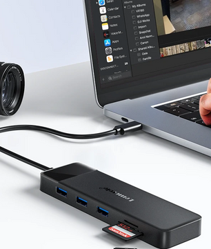 10-in-1 USB-C Hub – Dual HDMI 4K, VGA, USB 3.0 en 100W Power Delivery