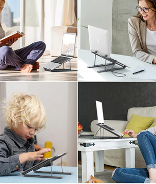 8-in-1 USB-C Docking Station met Laptop Standaard – 4K HDMI, PD 100W en Kaartlezer
