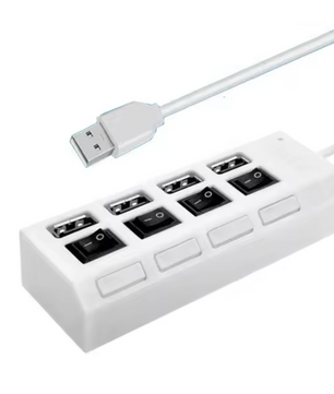 USB Hub 4/7 Poorten – USB 3.0/2.0 Splitter met Schakelaars en LED