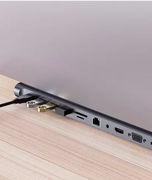 11-in-1 USB-C Docking Station – 4K HDMI, VGA, Ethernet en 100W Power Delivery
