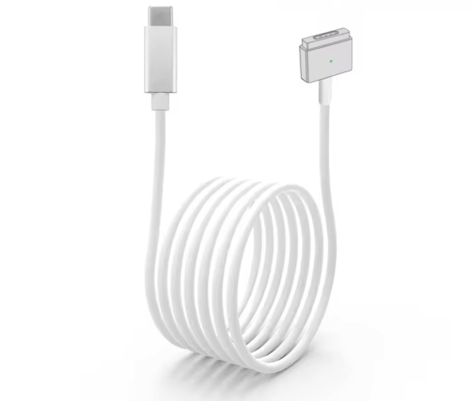 USB-C naar Magneet Oplaadkabel T-Tip – Snelle Laptop Oplader met Gevlochten Kabel