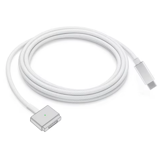 USB-C naar Magneet Oplaadkabel T-Tip – Snelle Laptop Oplader met Gevlochten Kabel