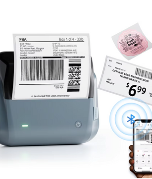Thermische Label Printer – Draadloze Stickerprinter 20-110 mm voor Zakelijk Gebruik