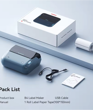 Thermische Label Printer – Draadloze Stickerprinter 20-110 mm voor Zakelijk Gebruik