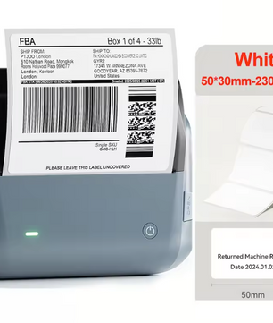 Thermische Label Printer – Draadloze Stickerprinter 20-110 mm voor Zakelijk Gebruik