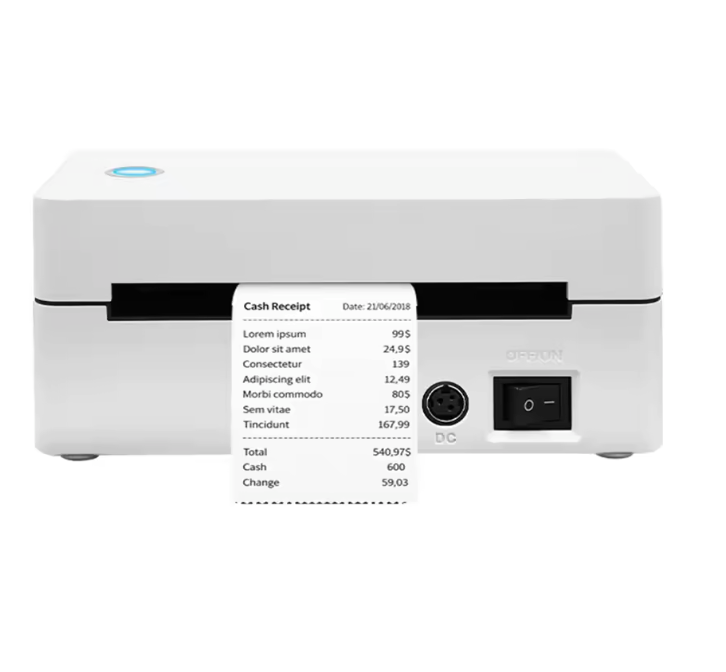 4x6 Label Printer – Draadloze Thermische Printer met Bluetooth en USB voor Verzending