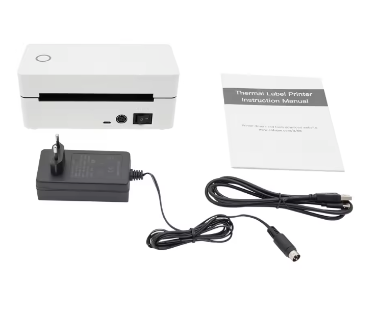 4x6 Label Printer – Draadloze Thermische Printer met Bluetooth en USB voor Verzending
