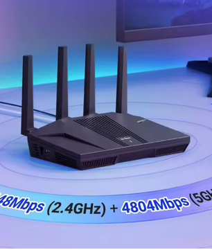 WiFi 6 Router met 2.5G Ethernet – High-Speed Router voor Thuis en Kantoor
