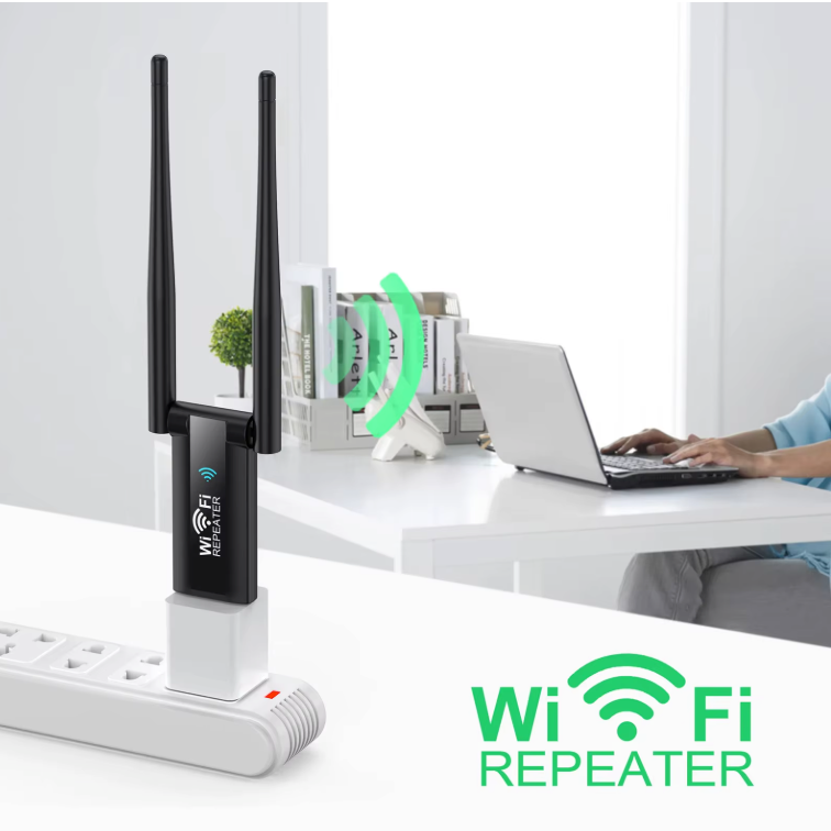 WiFi Versterker 300Mbps – USB Repeater voor Groot Bereik