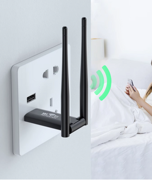 WiFi Versterker 300Mbps – USB Repeater voor Groot Bereik