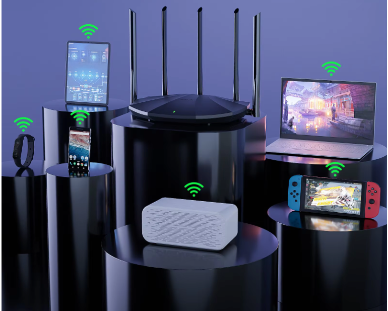 WiFi 6 Router AX1500 – Dual Band Gigabit met Groot Bereik