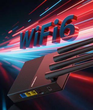 4G LTE WiFi 6 Router – 300Mbps SIM Modem met Antennes