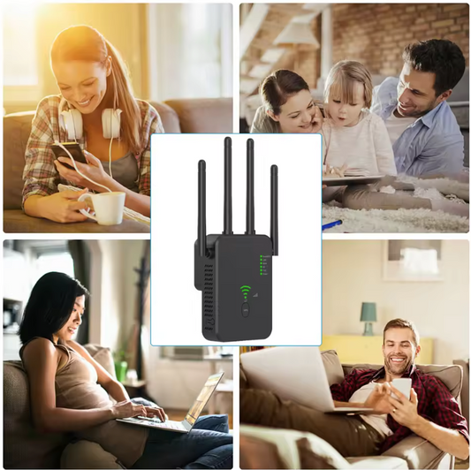 WiFi Versterker 1200Mbps – Dual Band Repeater en Extender