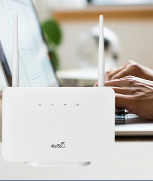 4G LTE WiFi Router – 300Mbps Draadloze Modem met SIM Slot en Antennes
