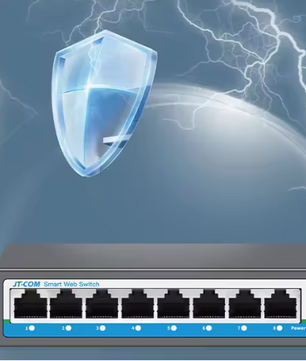 Gigabit Netwerk Switch – L2 Managed 5/8 Poorten met VLAN, QoS en SNMP