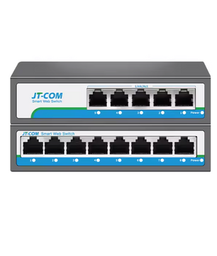 Gigabit Netwerk Switch – L2 Managed 5/8 Poorten met VLAN, QoS en SNMP