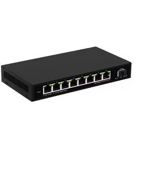 2.5G Managed Switch – 8 Poorten + 10G SFP Uplink met VLAN en QoS