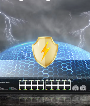 2.5G Netwerk Switch 16 Poorten – 10G SFP+ Uplink, High-Speed 120G Bandbreedte