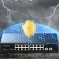 2.5G Netwerk Switch 16 Poorten – 10G SFP+ Uplink, High-Speed 120G Bandbreedte