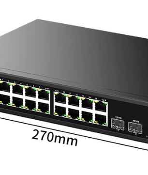 2.5G Netwerk Switch 16 Poorten – 10G SFP+ Uplink, High-Speed 120G Bandbreedte