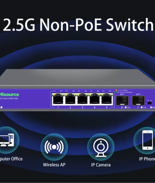 2.5G Netwerk Switch 5/8 Poorten – 10G SFP+ Uplink, High-Speed Ethernet Switch