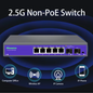 2.5G Netwerk Switch 5/8 Poorten – 10G SFP+ Uplink, High-Speed Ethernet Switch