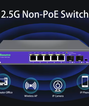2.5G Netwerk Switch 5/8 Poorten – 10G SFP+ Uplink, High-Speed Ethernet Switch