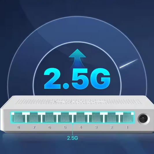 2.5G Netwerk Switch 8 Poorten – Gigabit Ethernet Switch 40Gbps Plug en Play