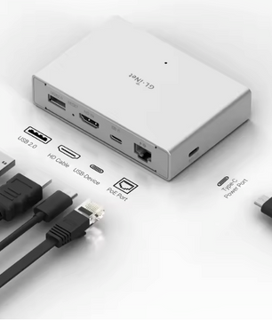 Remote KVM Switch – PoE en USB-C, 4K Streaming, Netwerkbeheer op Afstand