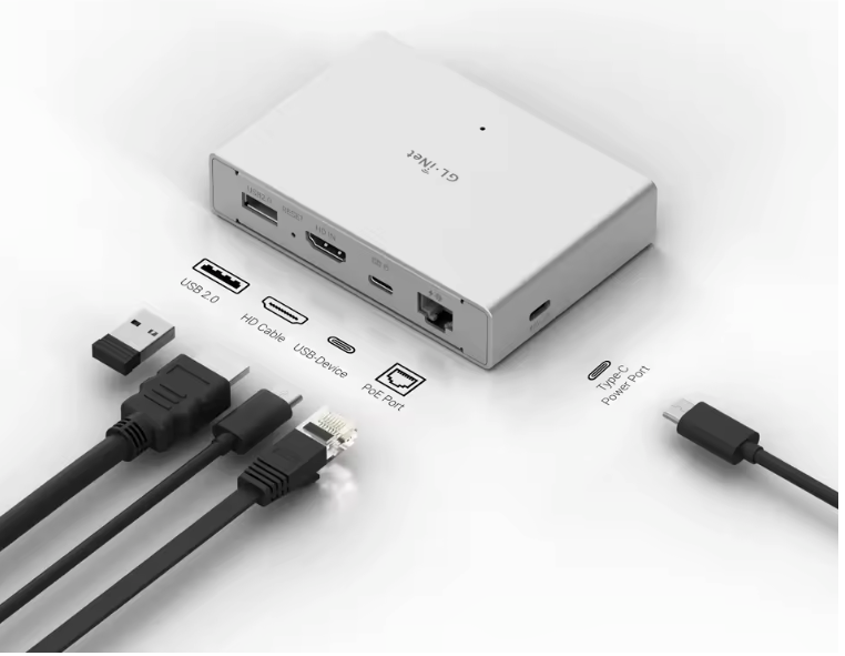 Remote KVM Switch – PoE en USB-C, 4K Streaming, Netwerkbeheer op Afstand