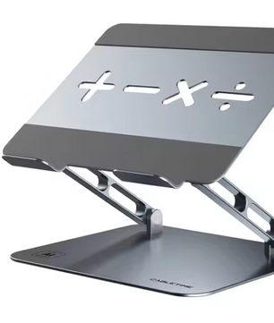 Verstelbare Laptop Standaard 360° – Aluminium Draaibare Laptop Houder voor Bureau