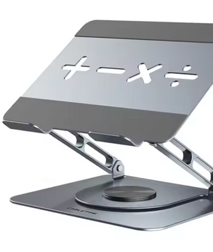 Verstelbare Laptop Standaard 360° – Aluminium Draaibare Laptop Houder voor Bureau