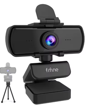 1440p Full HD Webcam met Microfoon en Statief – USB PC Camera voor Videovergaderingen en Livestreaming