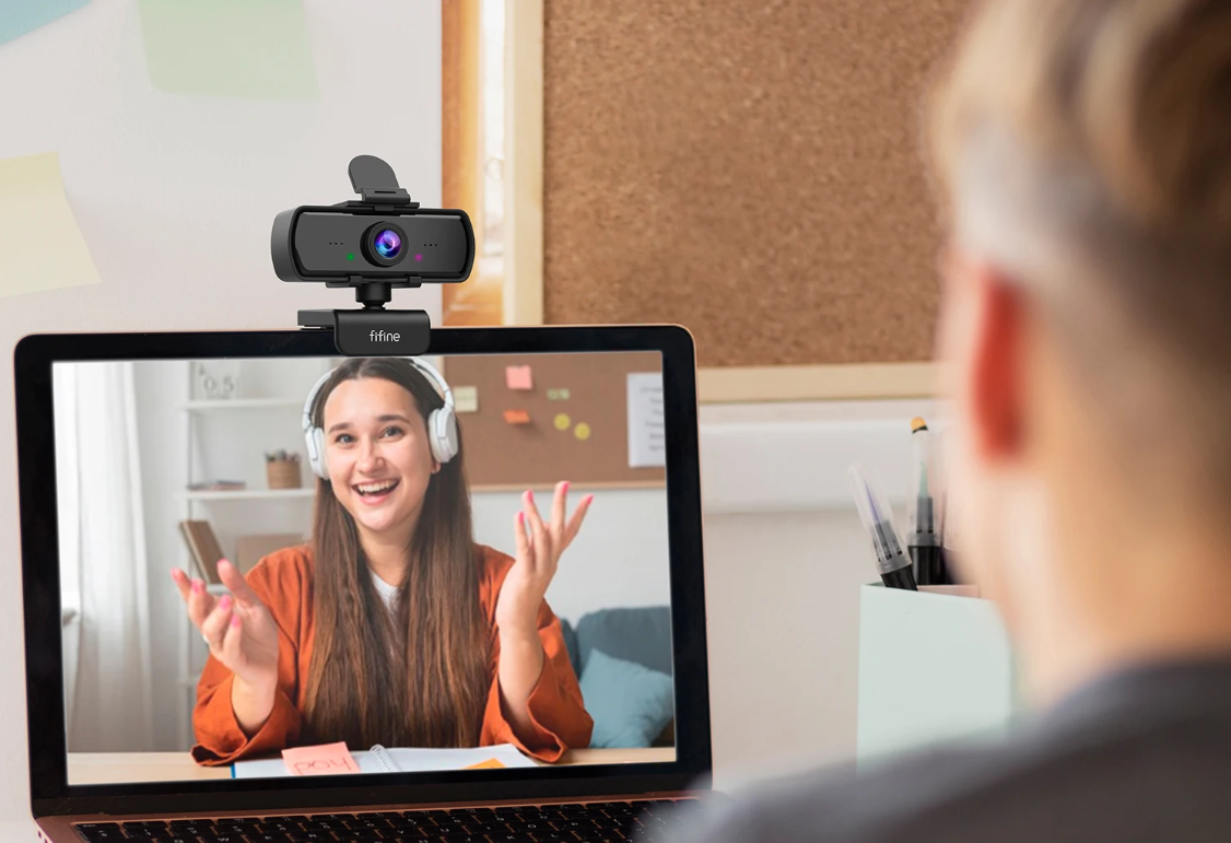1440p Full HD Webcam met Microfoon en Statief – USB PC Camera voor Videovergaderingen en Livestreaming