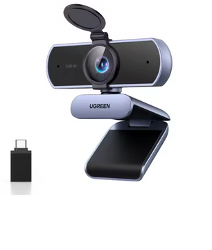 4K Webcam met Autofocus en Dual Microfoon – 1080P USB Camera voor PC en Videovergaderingen