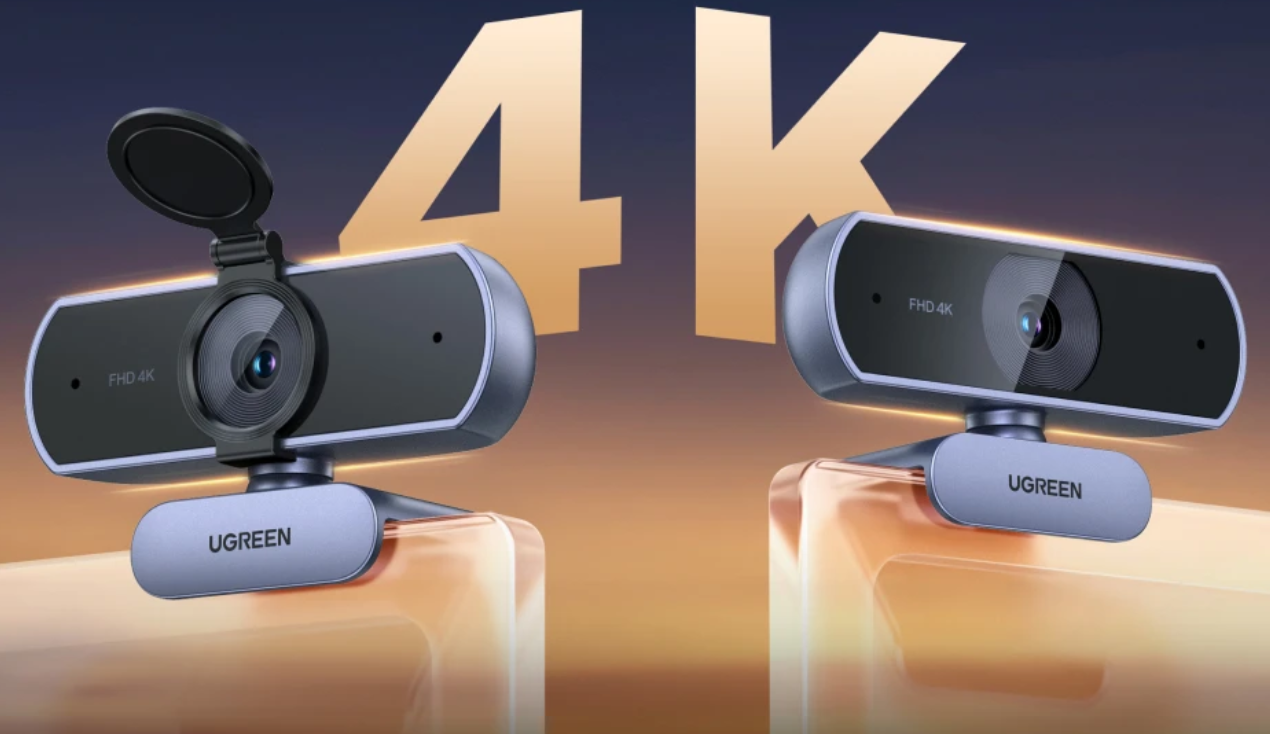 4K Webcam met Autofocus en Dual Microfoon – 1080P USB Camera voor PC en Videovergaderingen