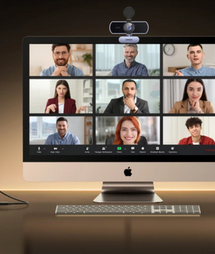 4K Webcam met Autofocus en Dual Microfoon – 1080P USB Camera voor PC en Videovergaderingen