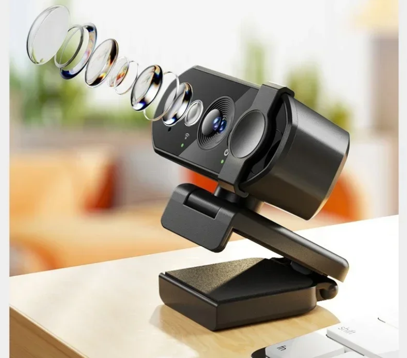 4K Webcam met Autofocus en Microfoon – 8MP USB Camera voor Laptop en PC, Full HD 1080P