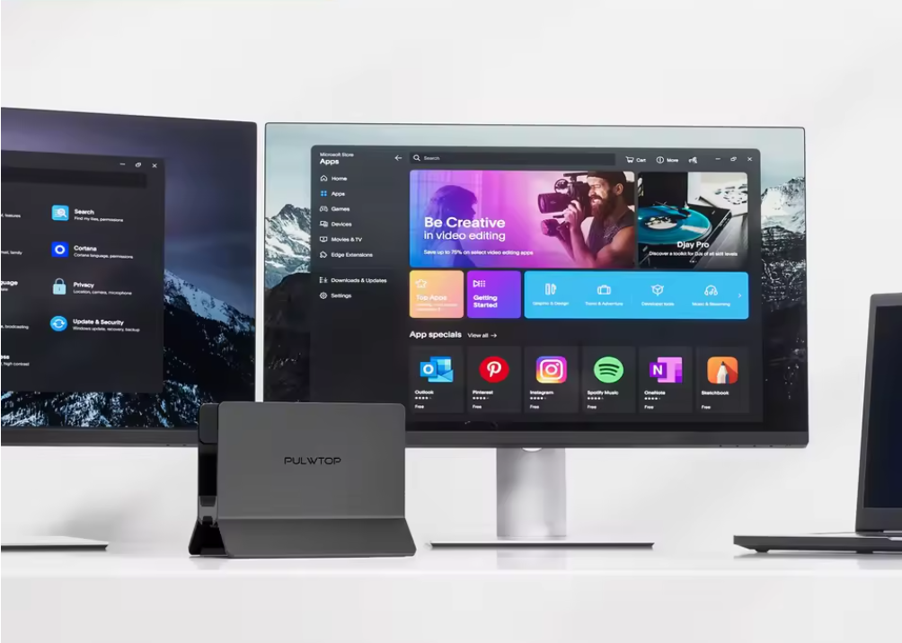 11-in-1 USB-C Docking Station met 2x HDMI 4K – Verticale Laptop Stand met Ethernet en Snellaadfunctie