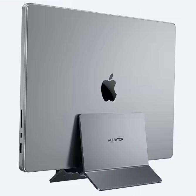 11-in-1 USB-C Docking Station met M.2 SSD Slot – 4K HDMI, Ethernet en Verticale Laptop Stand